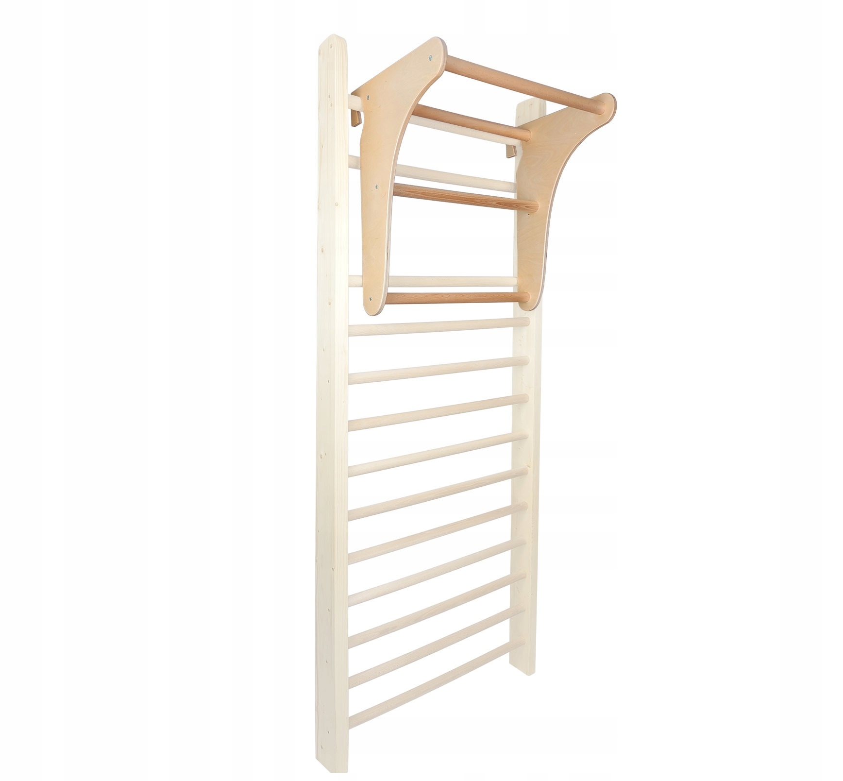 Dřevěná hrazda pro vytahování gymnastického žebříku