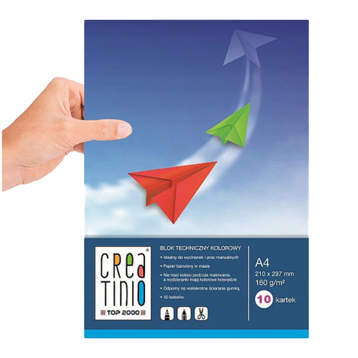 CREATINIO KOLOROWY BLOK SZKOLNY A4 BLOK TECHNICZNY Rodzaj techniczny