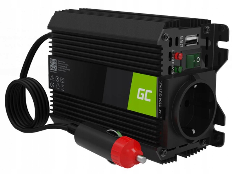 

Przetwornica Green Cell Pro 12V na 230V 150W/300W