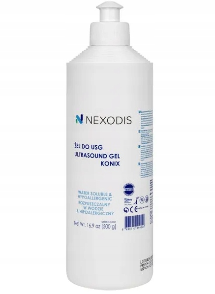 

Żel do Usg i Ktg 500 ml bezbarwny