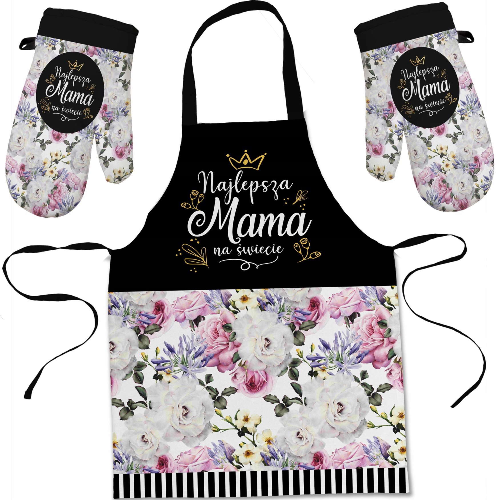 

Dzień Matki Mamy Zestaw Fartuch Rękawica