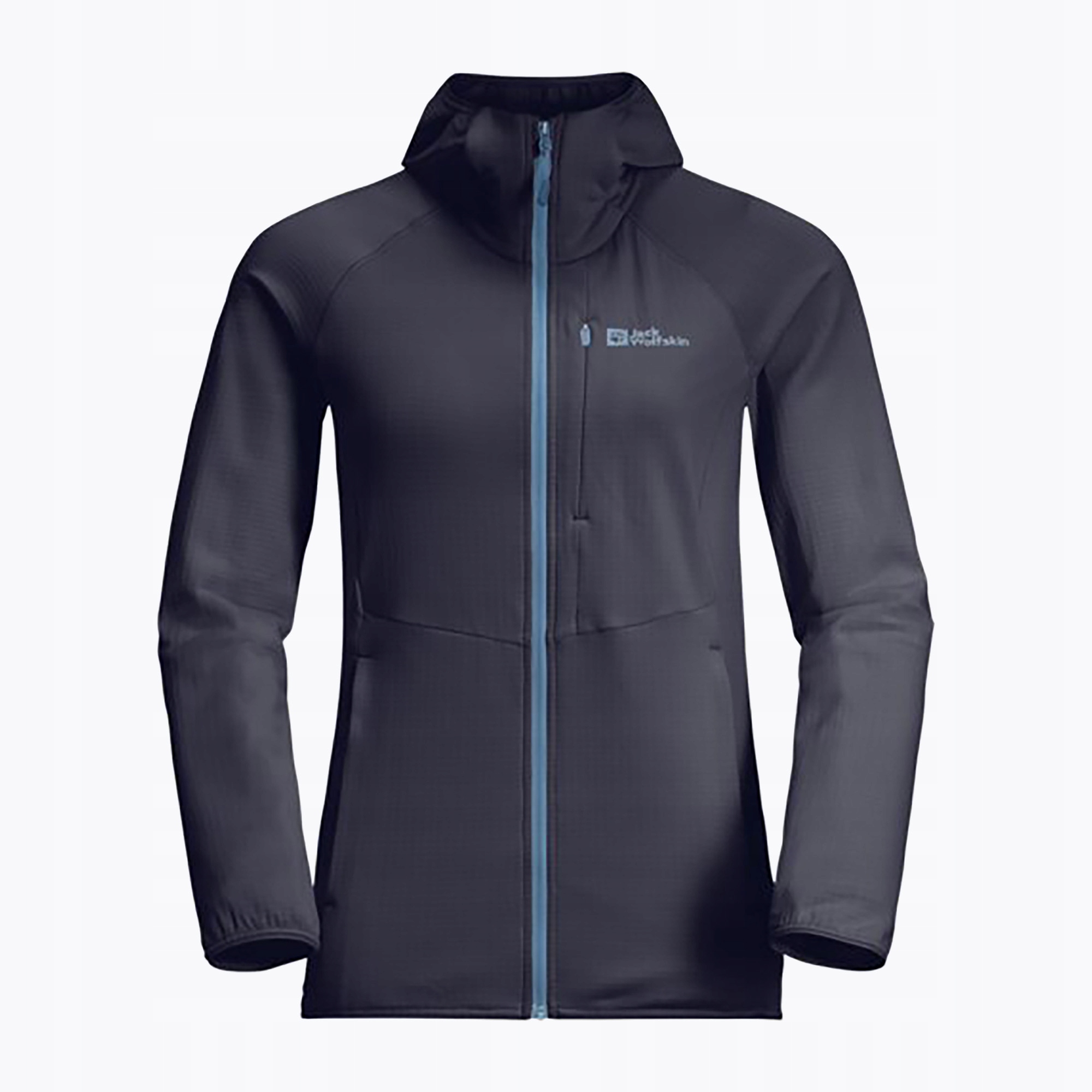 Bluza polarowa damska Jack Wolfskin Kolbenberg Hooded Fz graphite Xs