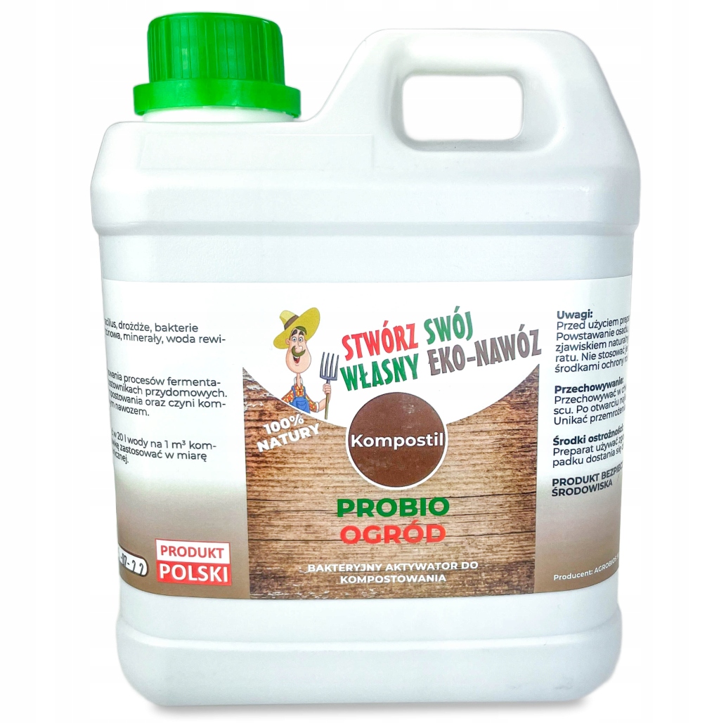 KOMPOSTIL AKTYWATOR DO KOMPOSTU PRZYSPIESZA ROZKŁAD RESZTEK ORGANICZNYCH 2L EAN (GTIN) 5907222532188