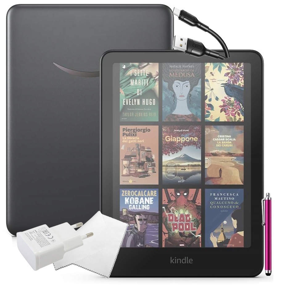 Nejnovější Čtečka Amazon Kindle Colorsoft 16GB 7" Bez Reklam Doplňky