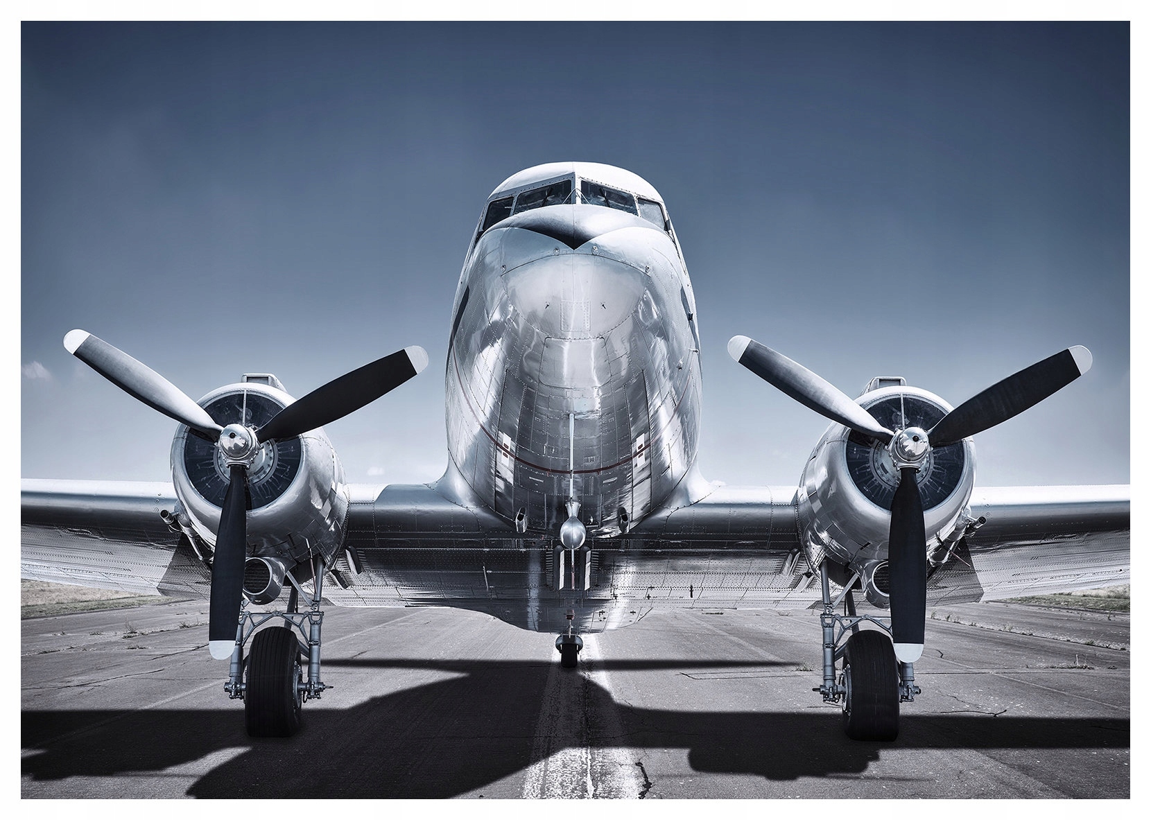 Vliesová fototapeta Retro letadlo Douglas DC-3 Aviation 300x210 lepidlo