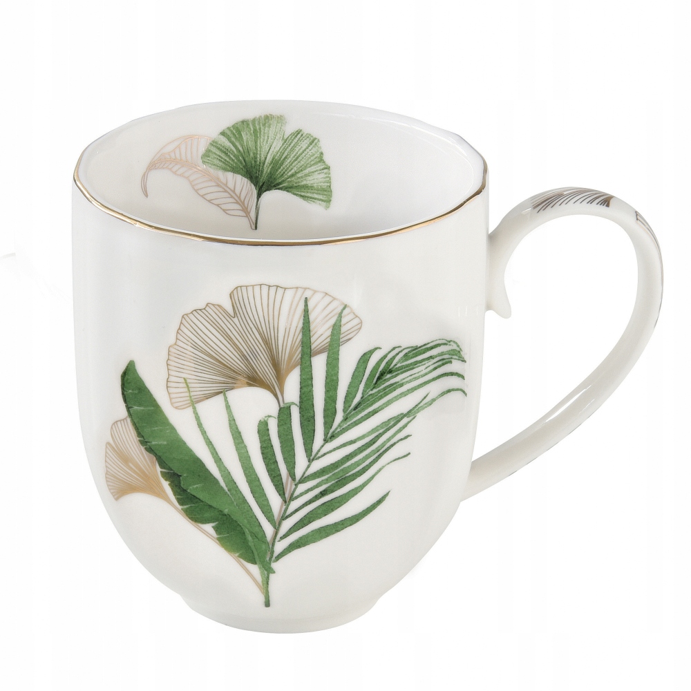 

Kubek porcelanowy Exotique Biały 300 ml