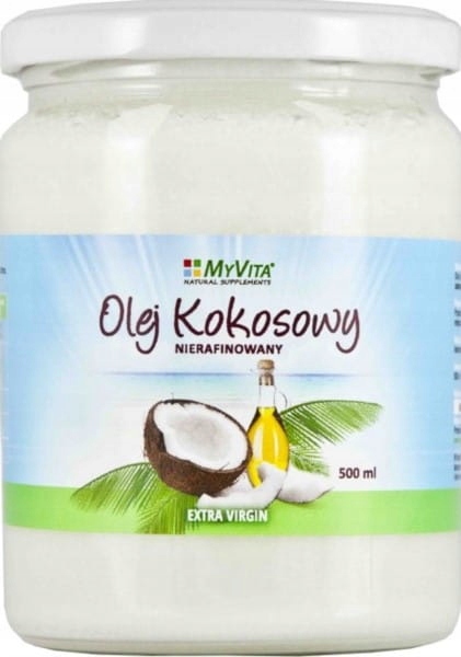 Levně Myvita Kokosový olej nerafinovaný 500 ml