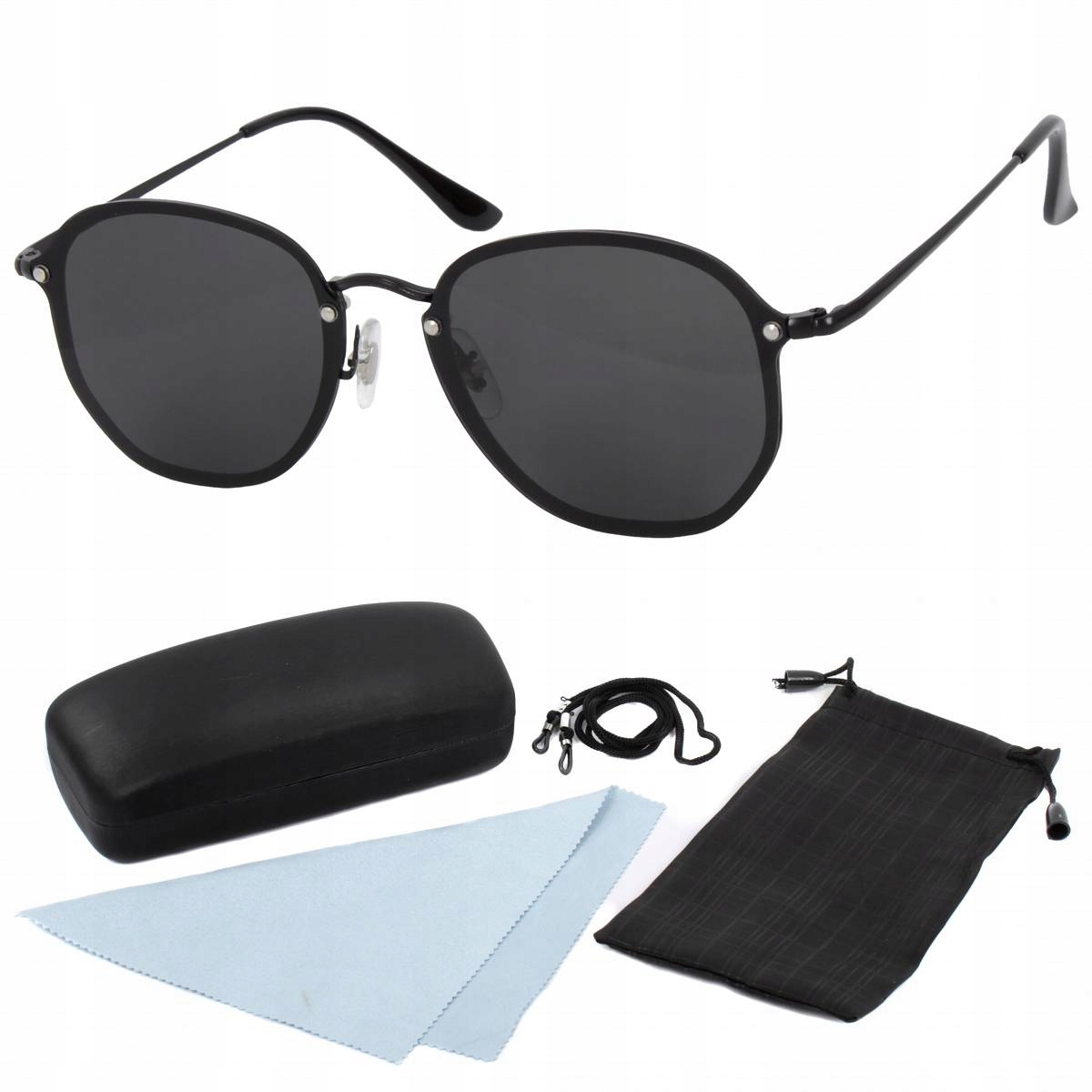 Polar Fashion 8086 C2 černé polarizační sluneční brýle s pouzdro