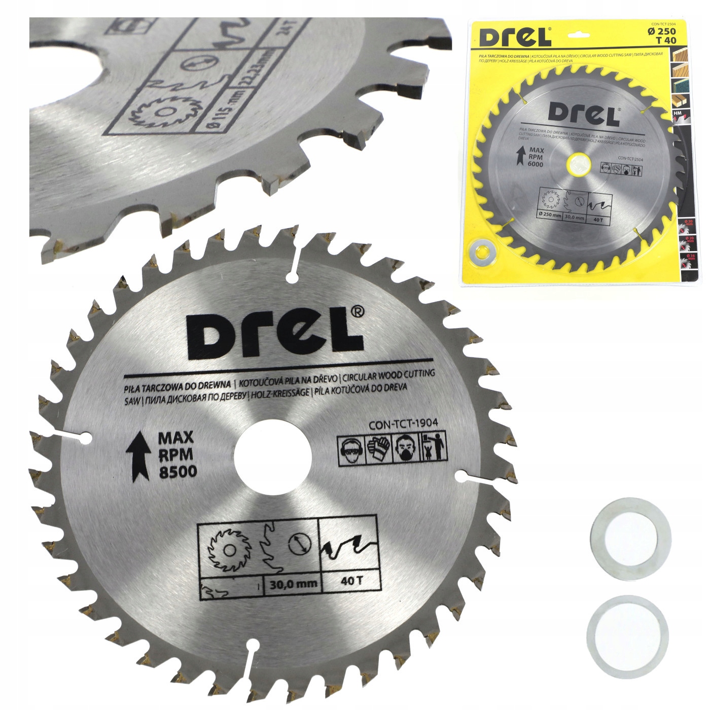 

Tarcza Do Drewna Piła Widiowa 250 X 30 mm 40T