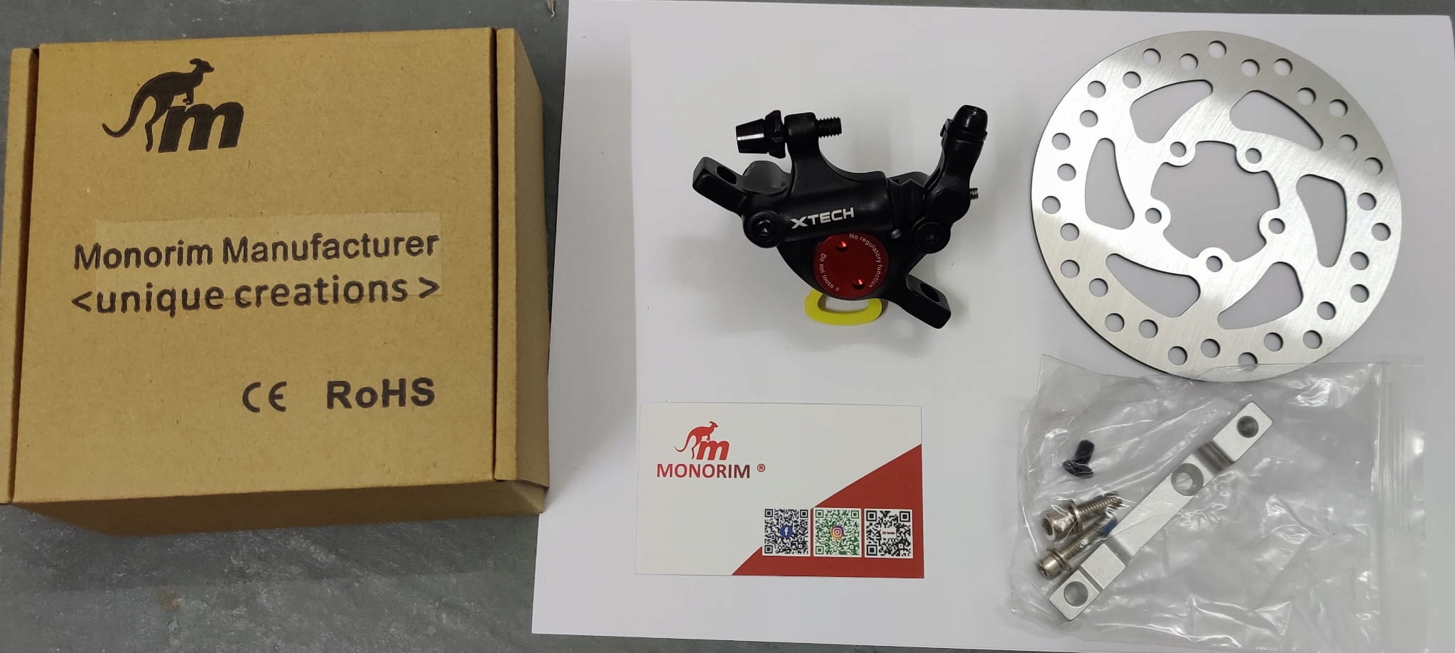 

Zacisk Xtech HB100 tarcza 120mm do Xiaomi M365/pro