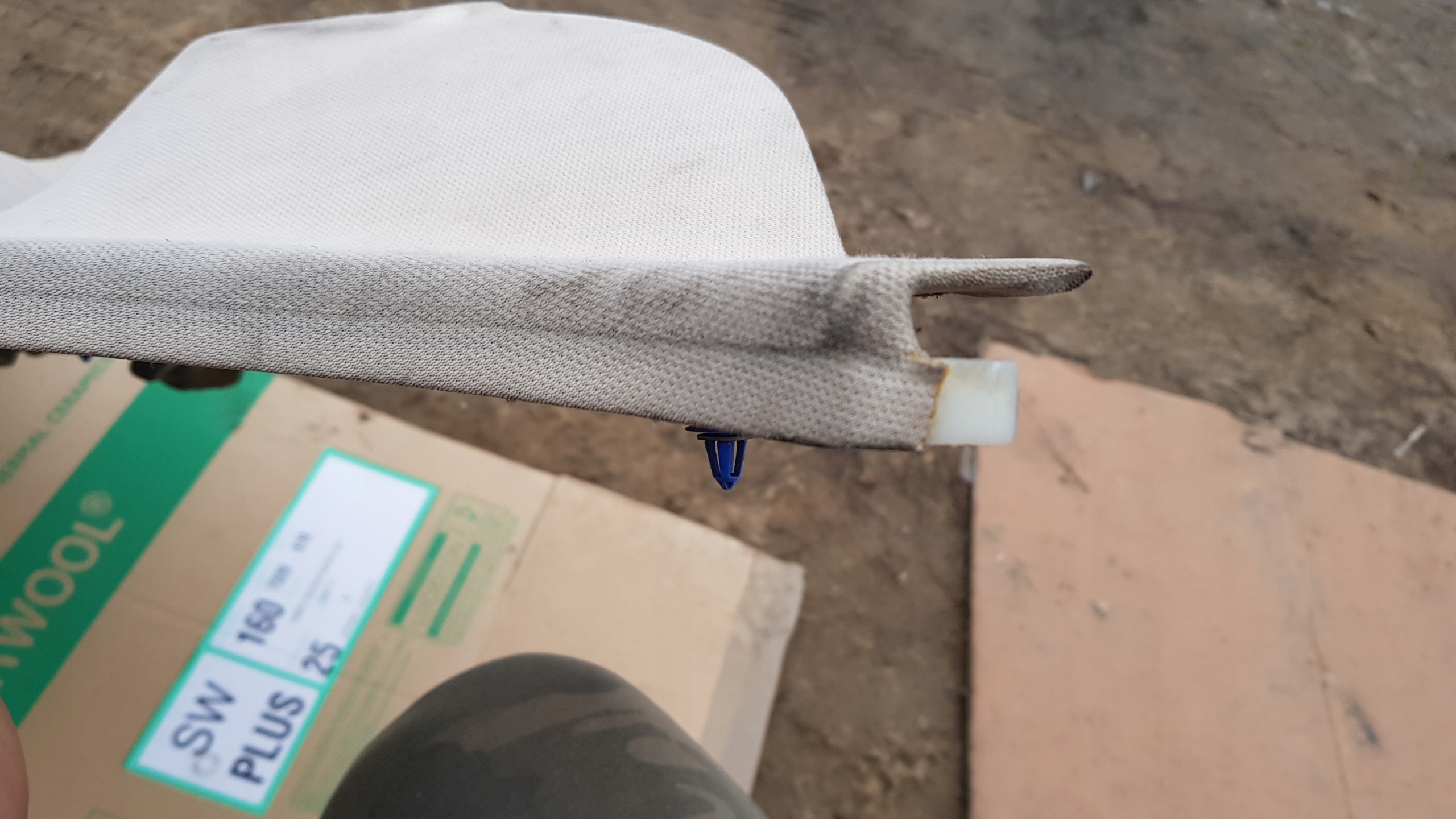 MERCEDES W209 side upholstery left rear part