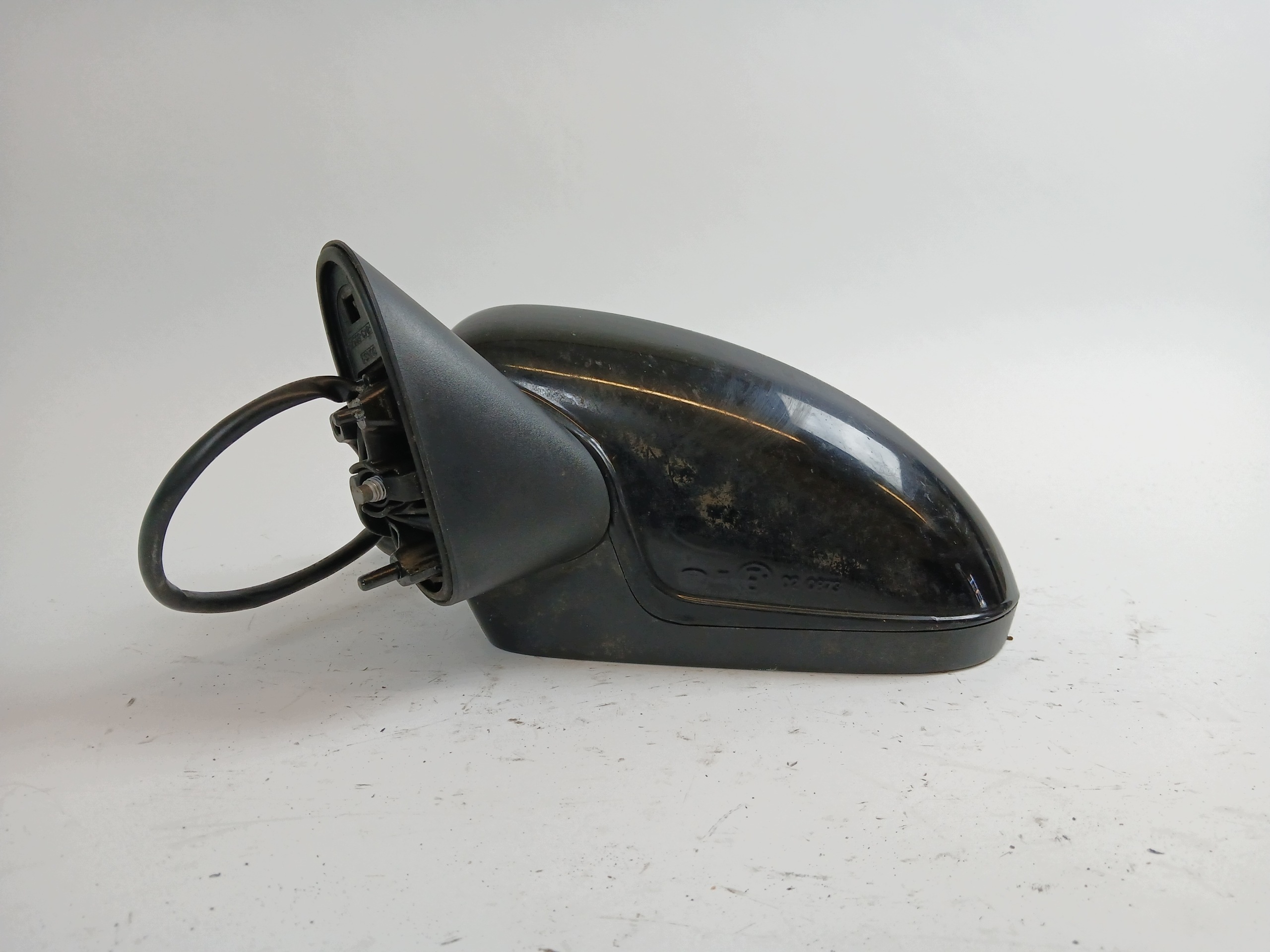OPEL CORSA D mirror left black, 3 PIN