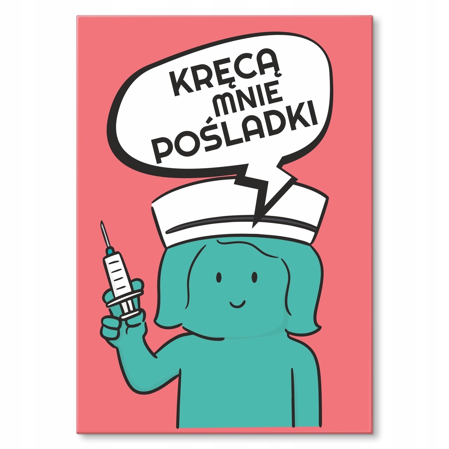 Kovový plakát mě točí zadek Dárek 22 x 31 cm