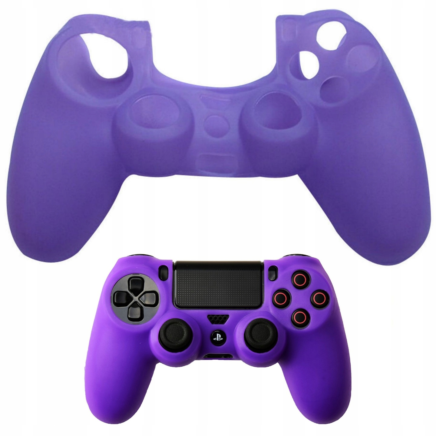 

Osłona Etui Nakładka Sylikon Pada PS4 fiolet