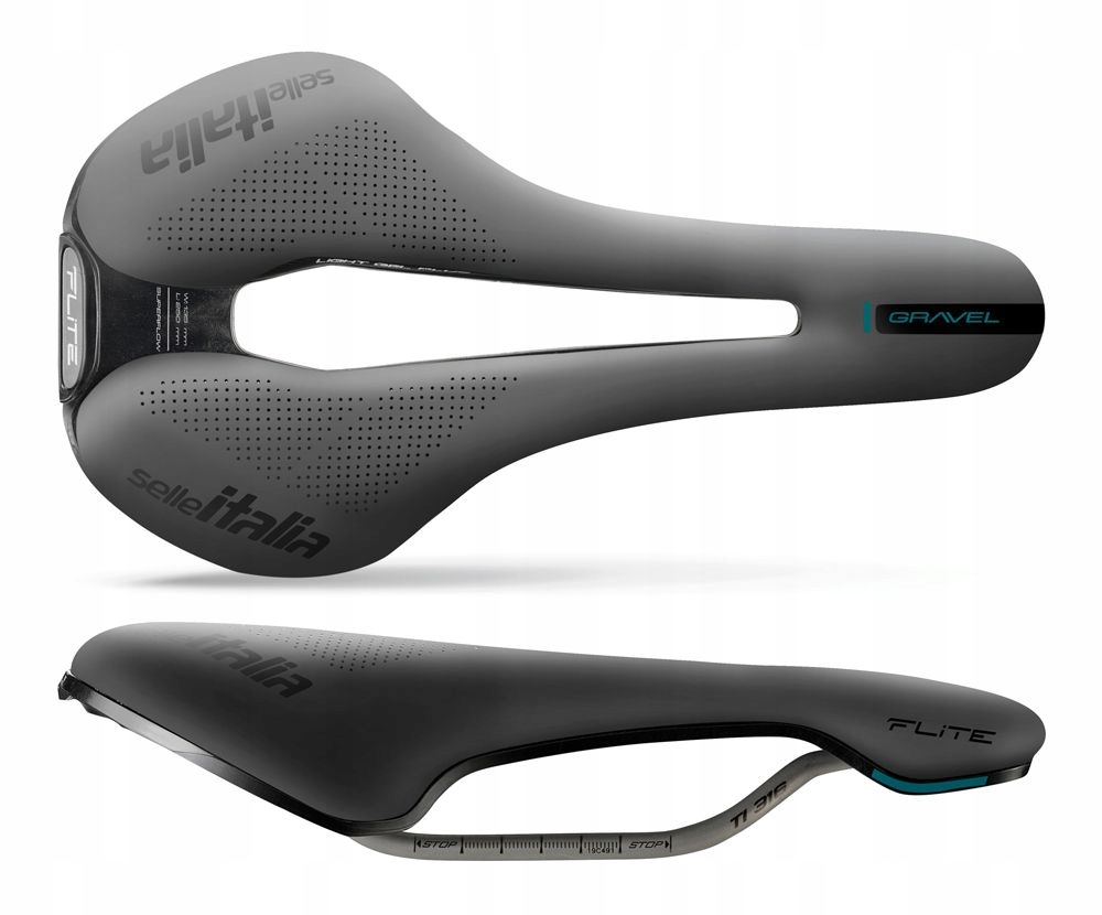 Siodło Selle Italia Flite Boost Gravel Ti316 Superflow L 142mm tytanowe