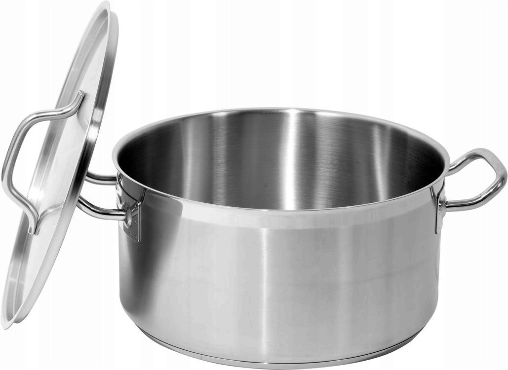 

Garnek Niski Indukcja Gaz Stal Nierdzewna 12,9L