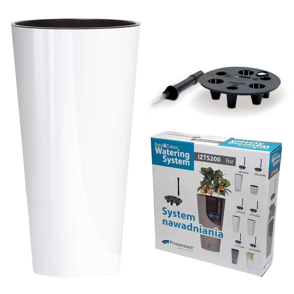 DONICA OGRODOWA + SYSTEM NAWADNIAJĄCY PROSPERPLAST DONICZKA BALKONOWA TARAS