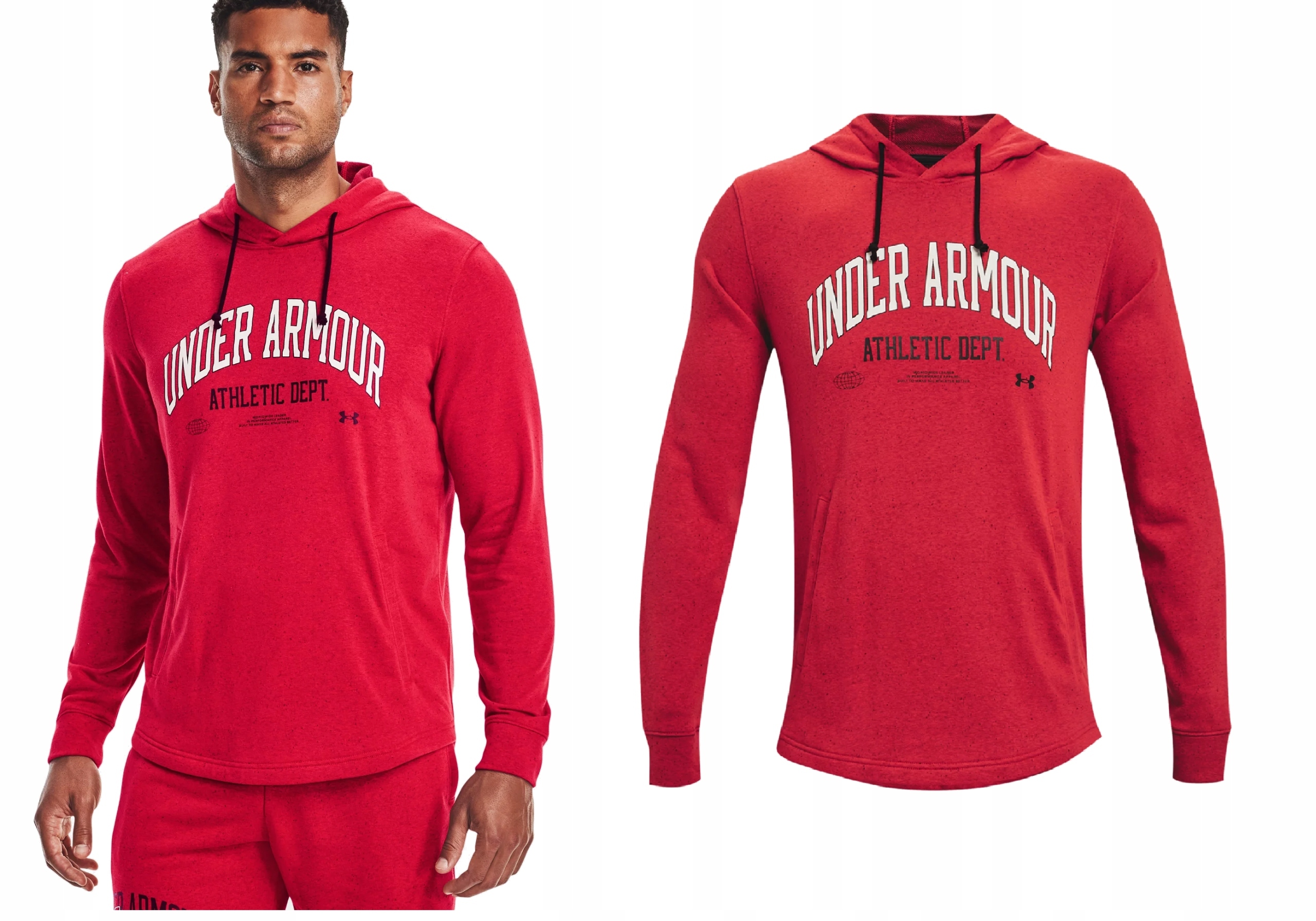 Pánská Mikina S Kapucí Under Armour Logo 600 Rival Try Athlc Dept Hd M