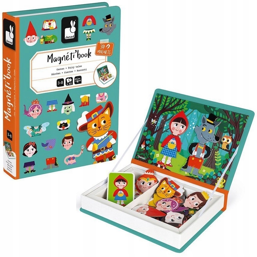 

Janod Magnetibook Magnetyczna Układanka Baśnie