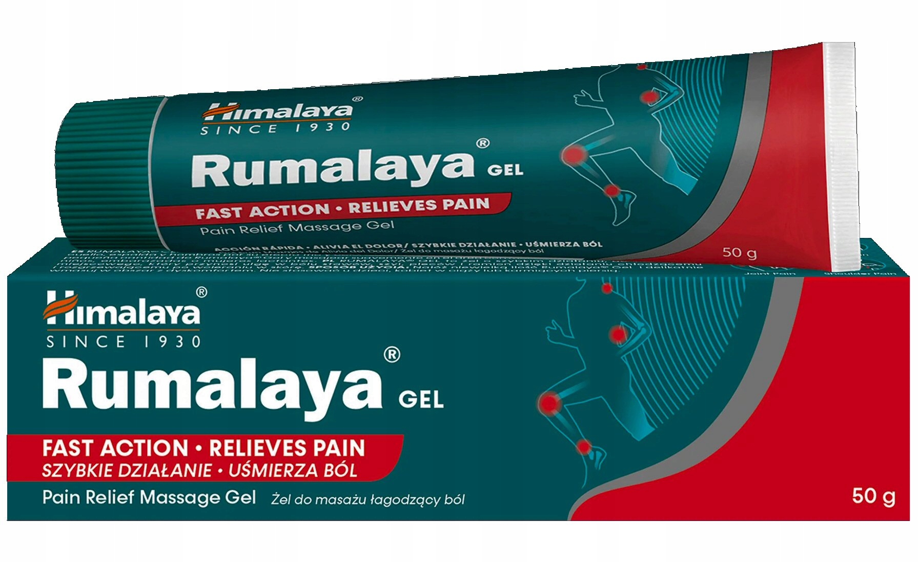 

Rumalaya Żel Łagodzi Ból Rozgrzewa Himalaya 50g