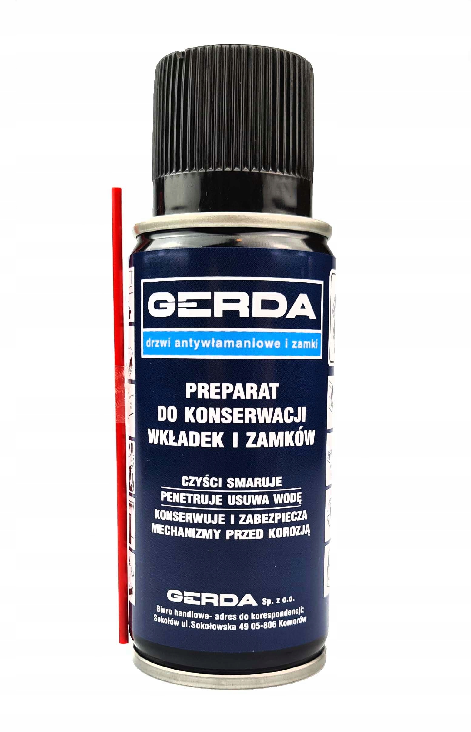 

Preparat Gerda Do Konserwacji Wkładek Kłódek 100ml