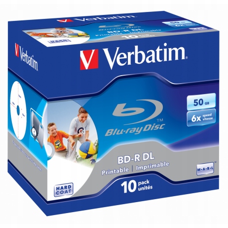 Płyty Verbatim Bd-r DL 50GB Printable 10-pak
