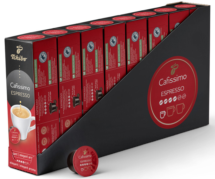 Levně Kapsle Tchibo Cafissimo Espresso Elegant 8x10