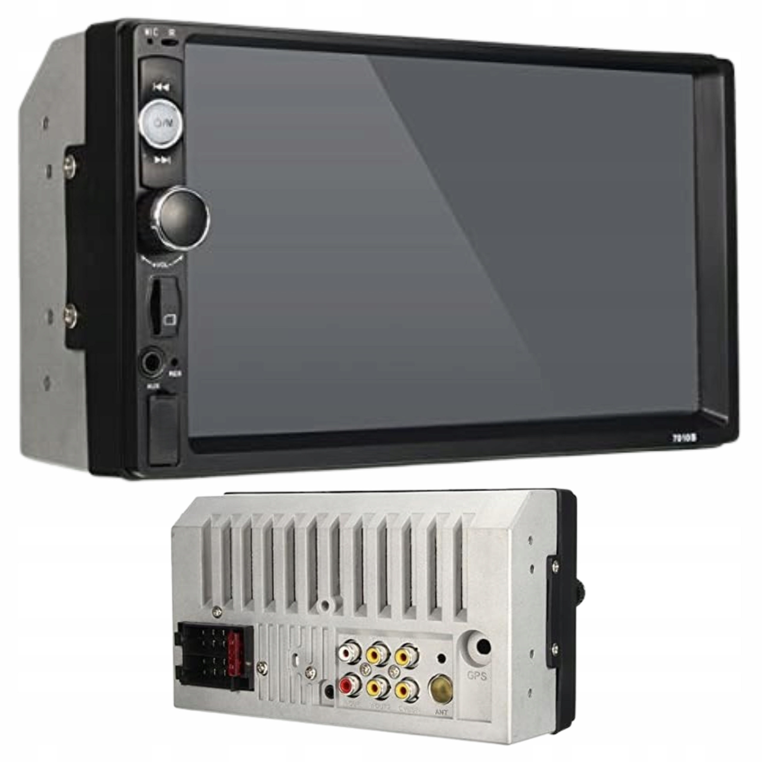 Radio Samochodowe Bluetooth Usb Aux Fm 2Din MP5 Kamera Cofania 1080p 7 Cali