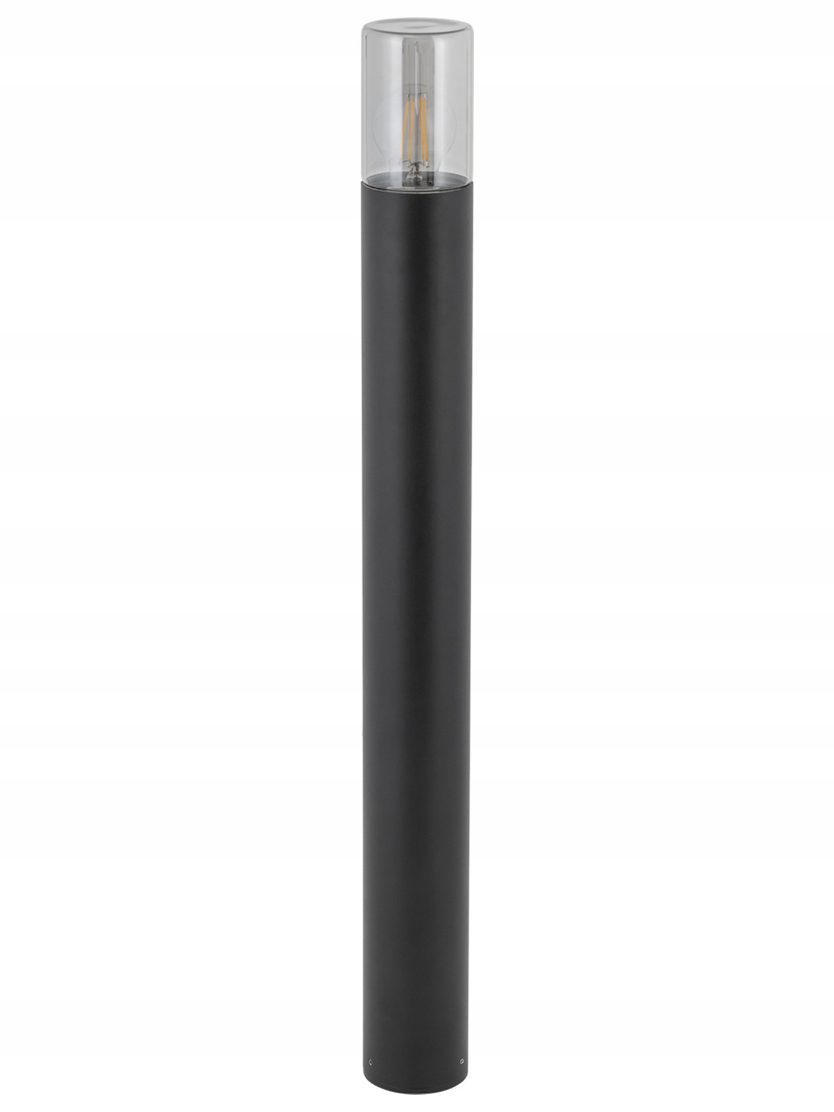 Záhradná lampa Ida čierna IP44 1xE27 Stĺpik Na Dvor Pole Vonkajší Vstup