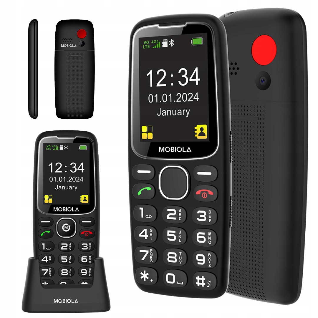 Mobilní telefon Mobiola MB4120 4G 32 Mb 32 Mb 4G (lte) Černý
