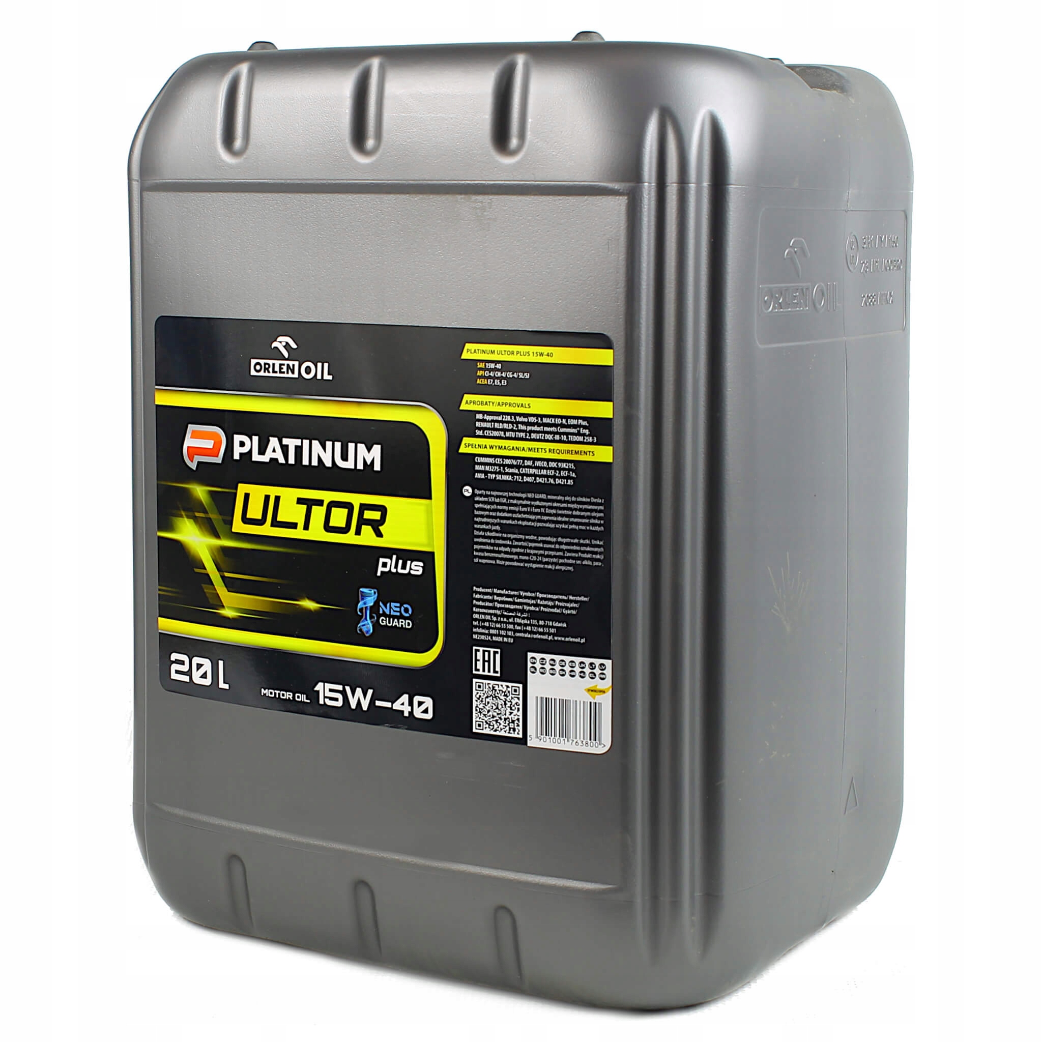 ORLEN OIL ULTOR PLUS 15W-40 20L