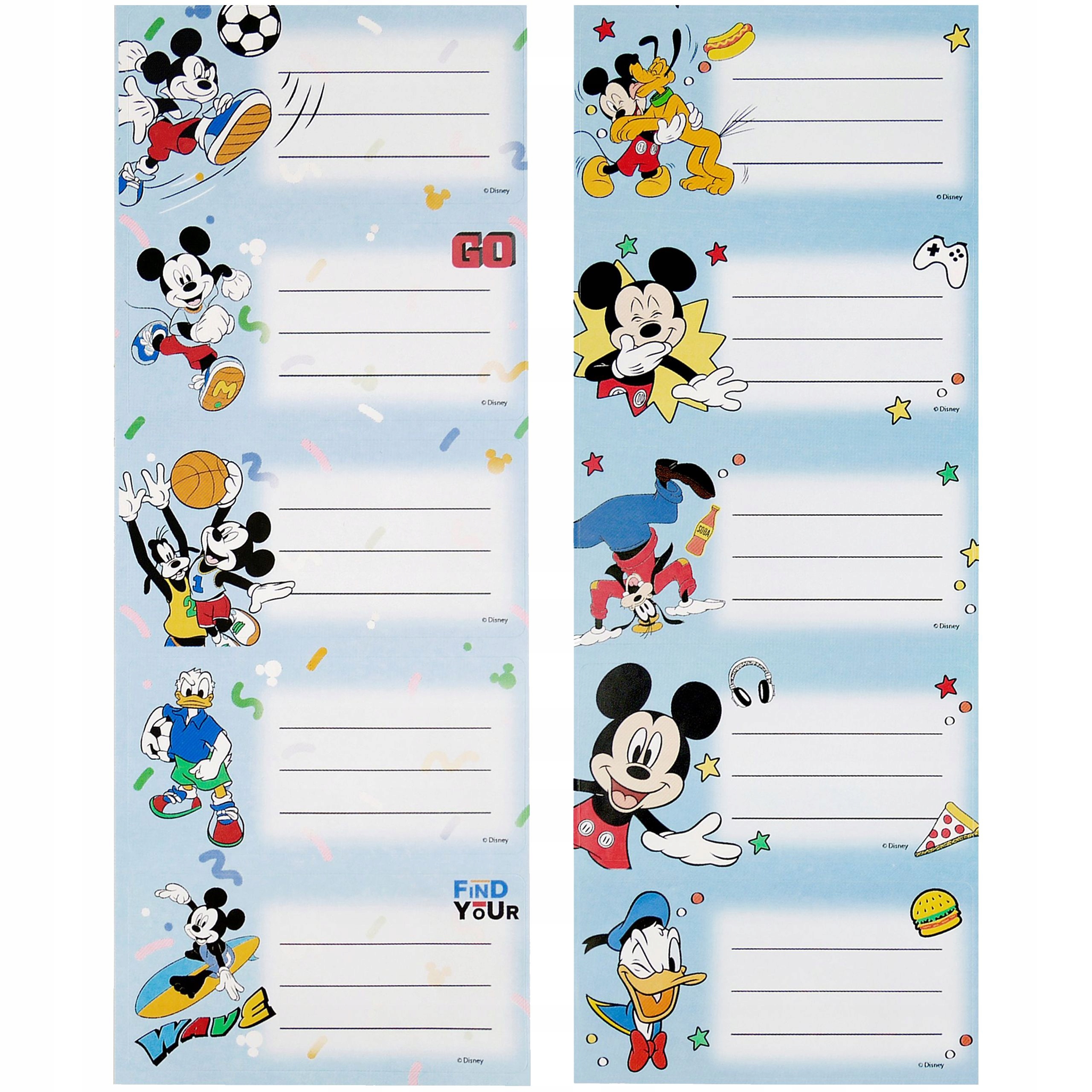 

Beniamin Naklejki Szkolne Na Zeszyty Myszka Mickey