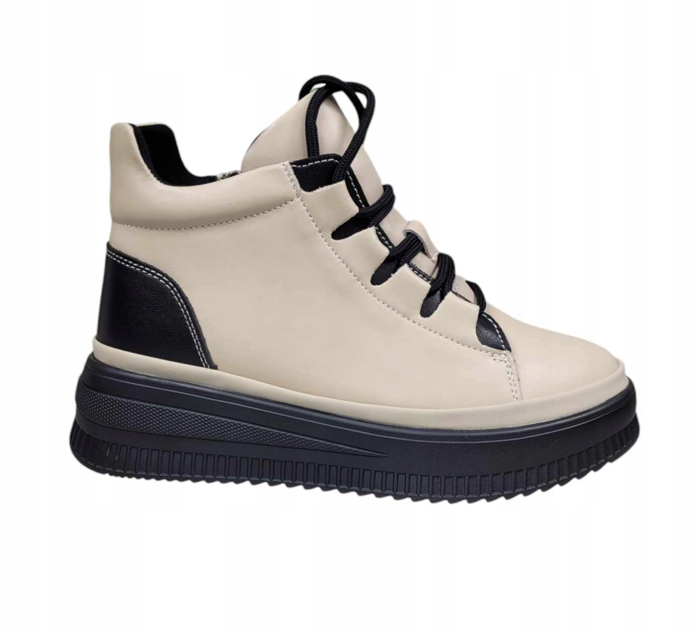 Artiker Kotníkové Boty 55C1051 Béžová/černá vel. 41