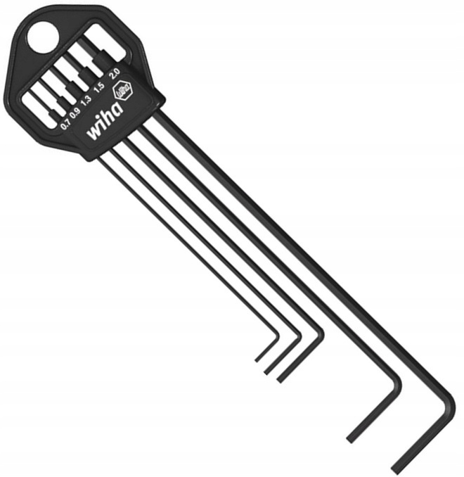 

Zestaw Klucze Trzpieniowe 6-KĄTNE 0,7-2,0MM Wiha