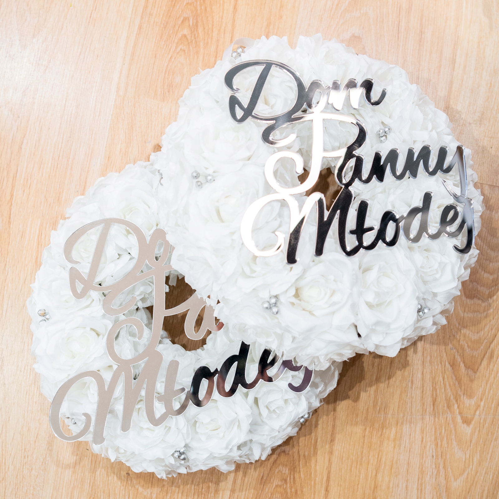 WIANEK na drzwi DOM Pary Młodej WESELE Ślub 2 szt