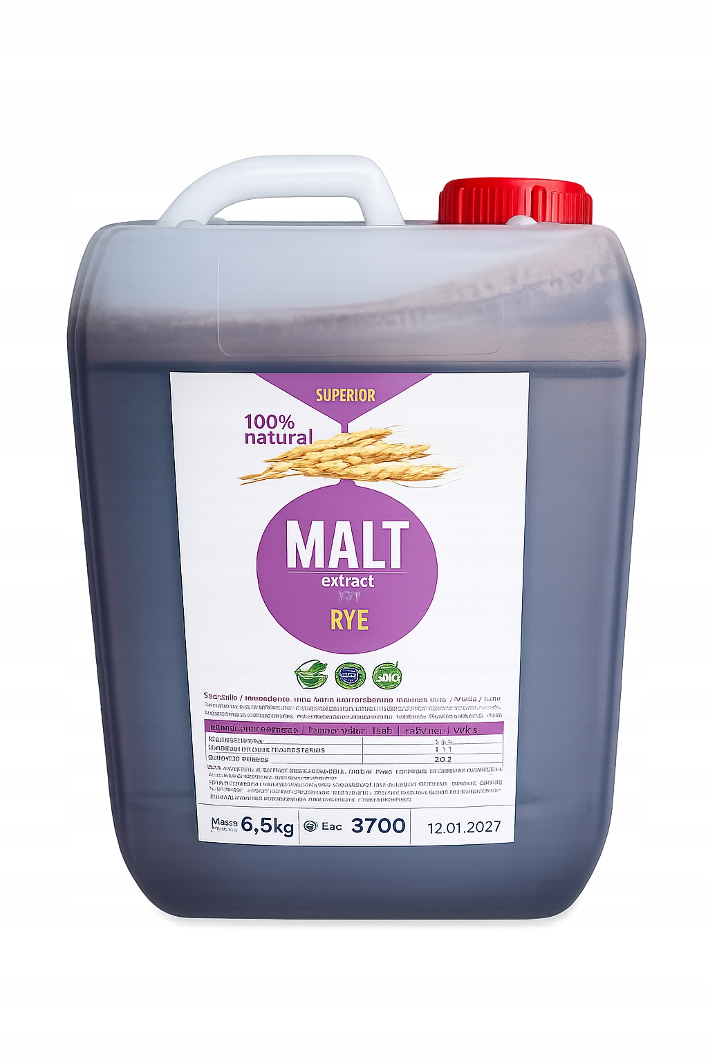 Ekstrakt słodu żytniego Ebc – 3700 (6,5 kg)