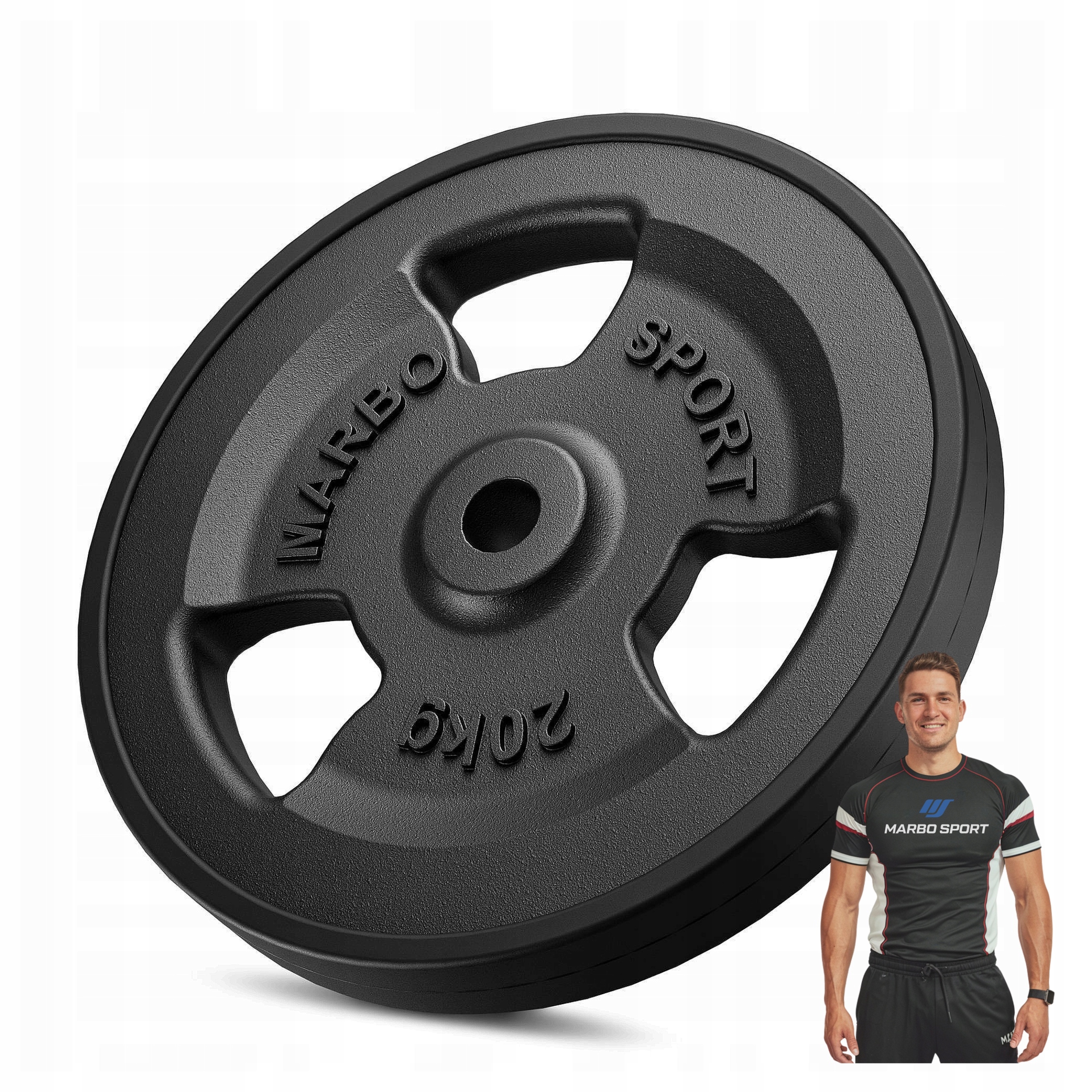 Závaží Marbo guma volant posilovna 20 Kg MW-O20G-KIER