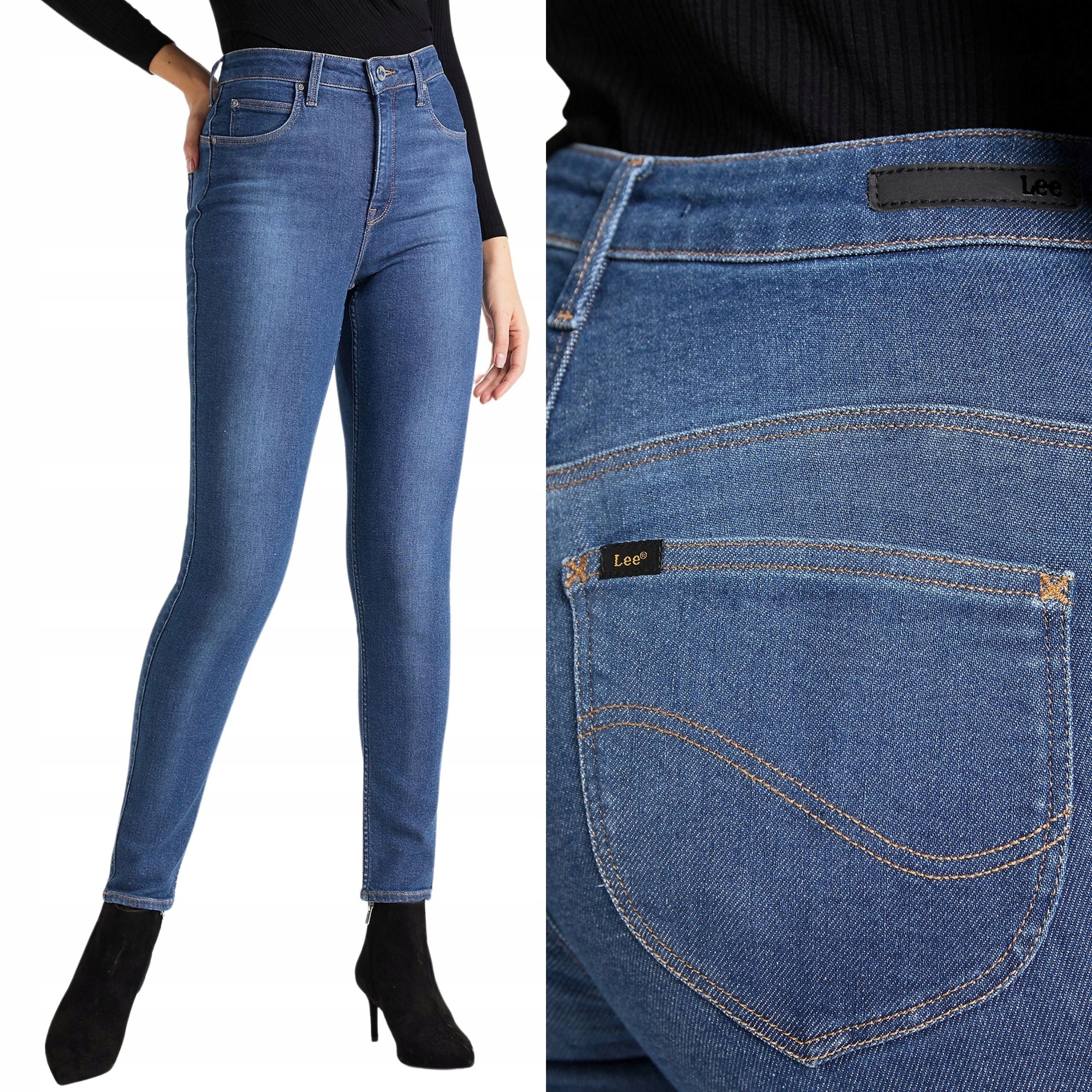 Lee skinny kalhoty Scarlett Ultra High Bo W27 L31