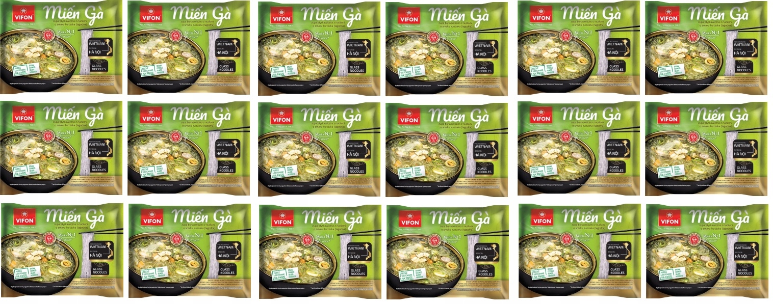 18x 58g Vifon Zupa Mien Ga z nudlami vermicelli kurczak łagodna Karton