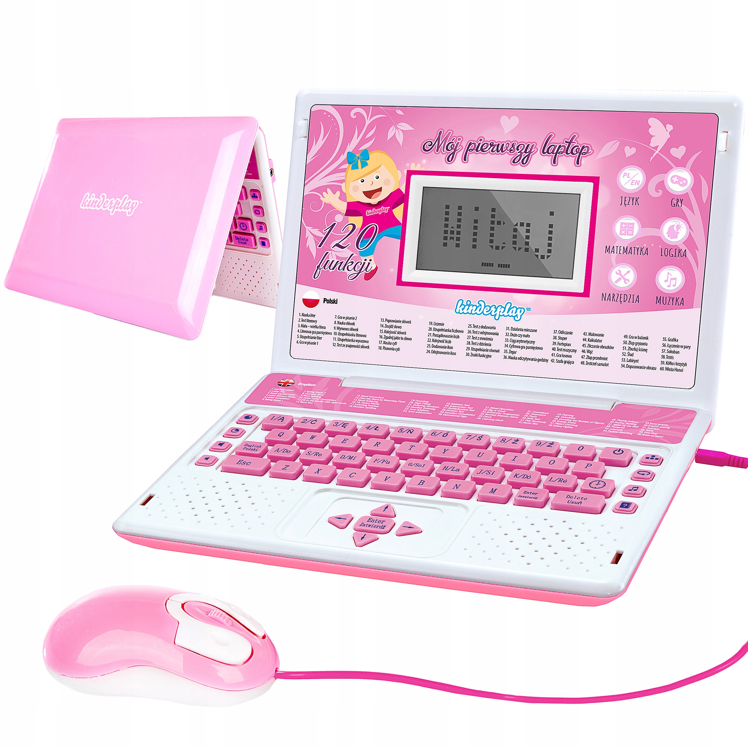 

Kinderplay Laptop Dla Dzieci Edukacyjny 120 Opcji