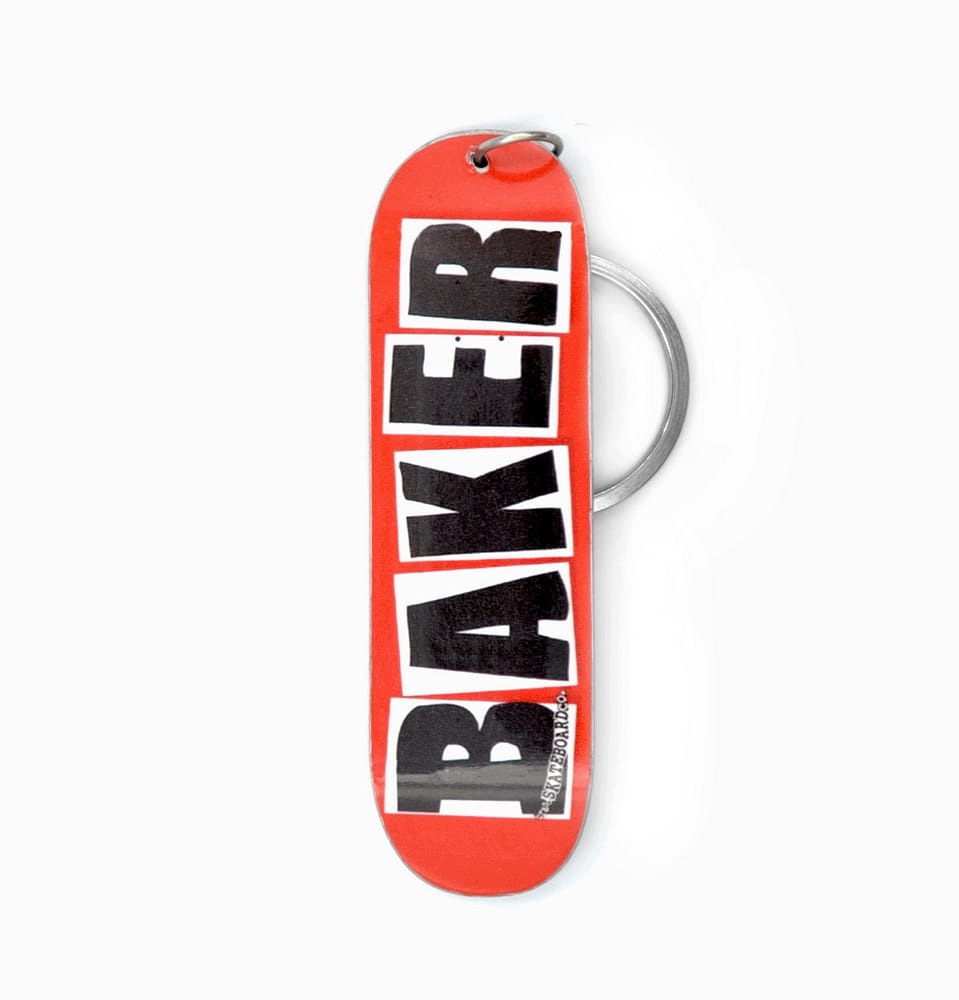 Breloczek Deck Baker Skateboard Brelok do Kluczy Klastyczny Baker