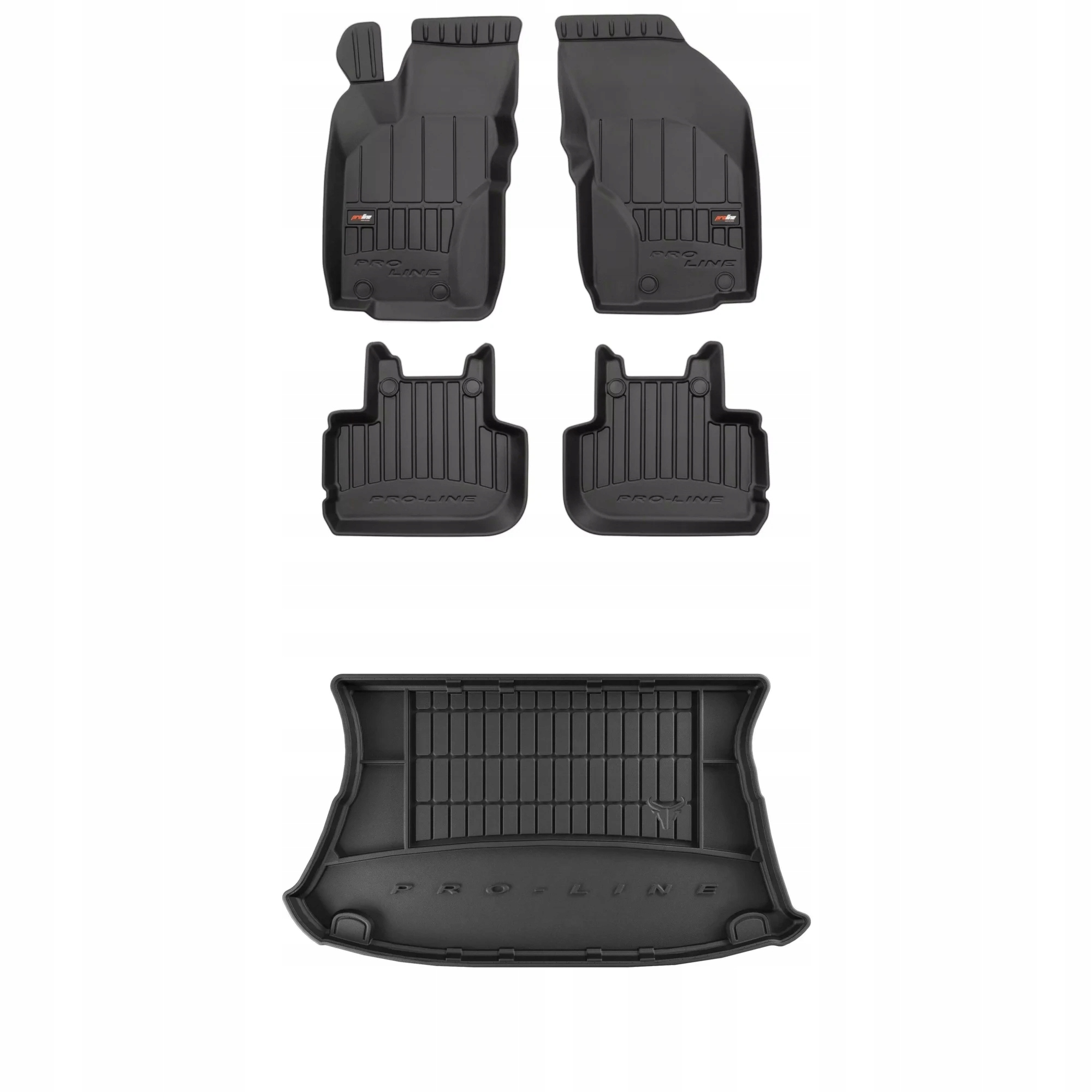 3D gumová sada koberců a rohožek Alfa Romeo 147 2000-2010 Hatchback, s doplňkem