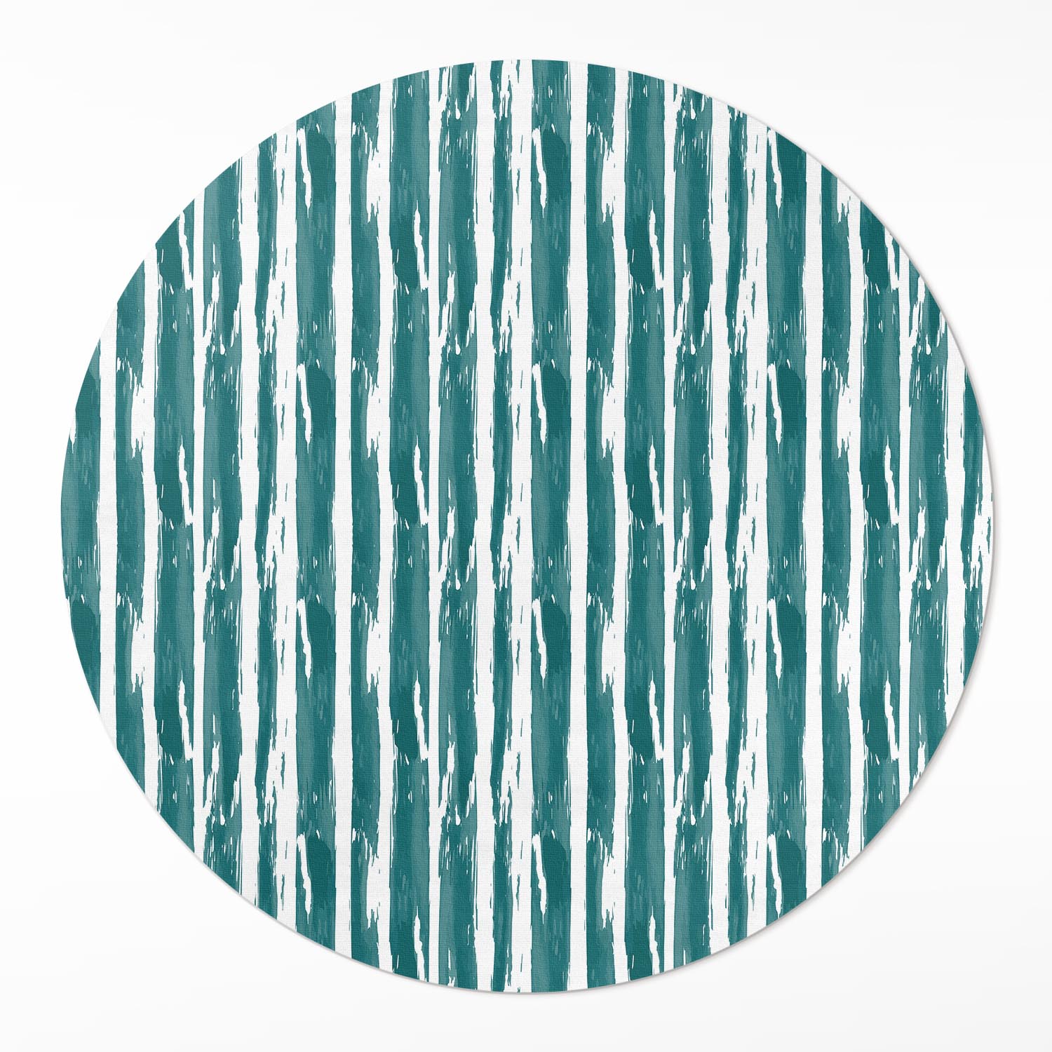 Okrúhly vinylový koberec do spálne Abstraktný vzor s maľovanými líniami ⌀ 120 cm