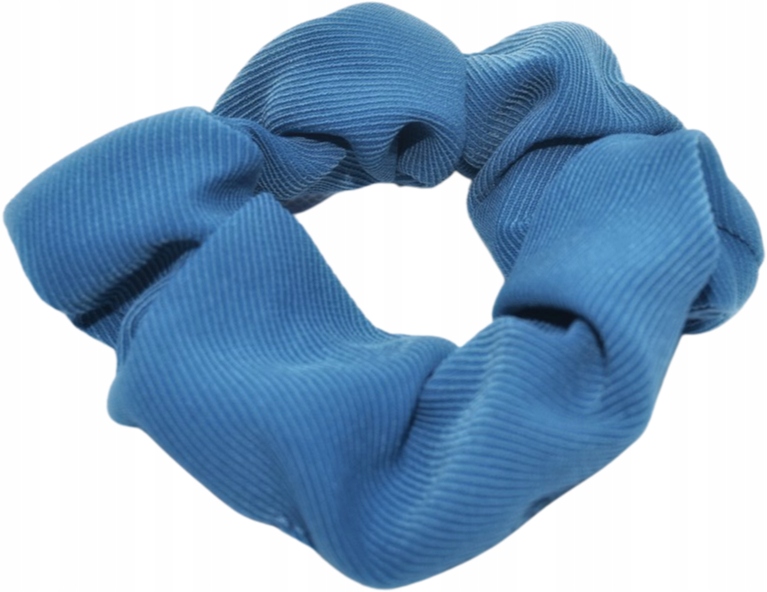 

Frotka gumka do włosów kolorowa scrunchie- granat