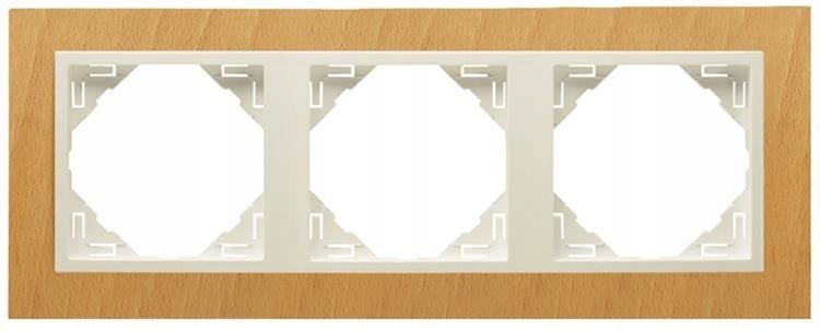 Efapel Arbore Rámik 3-NÁSOBNÝ Buk Perleťový 90930 Tfp
