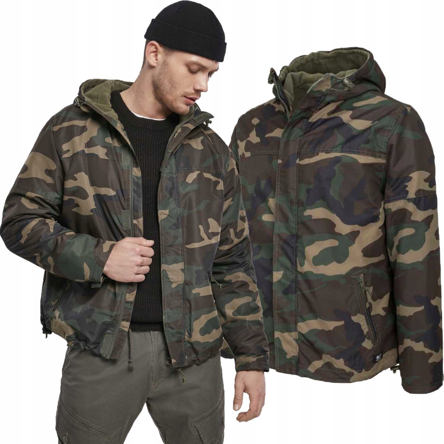 Kurtka Brandit Windbreaker Frontzip Woodland 5XL