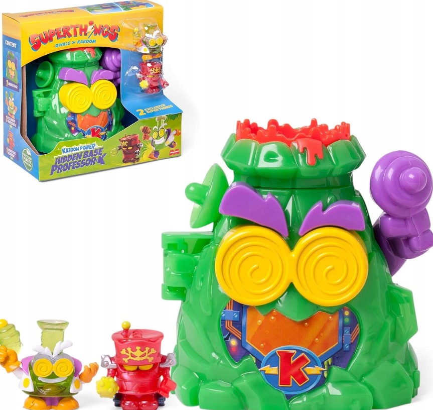 SUPERTHINGS Superzings Kazoom Power HideOut Professor K +