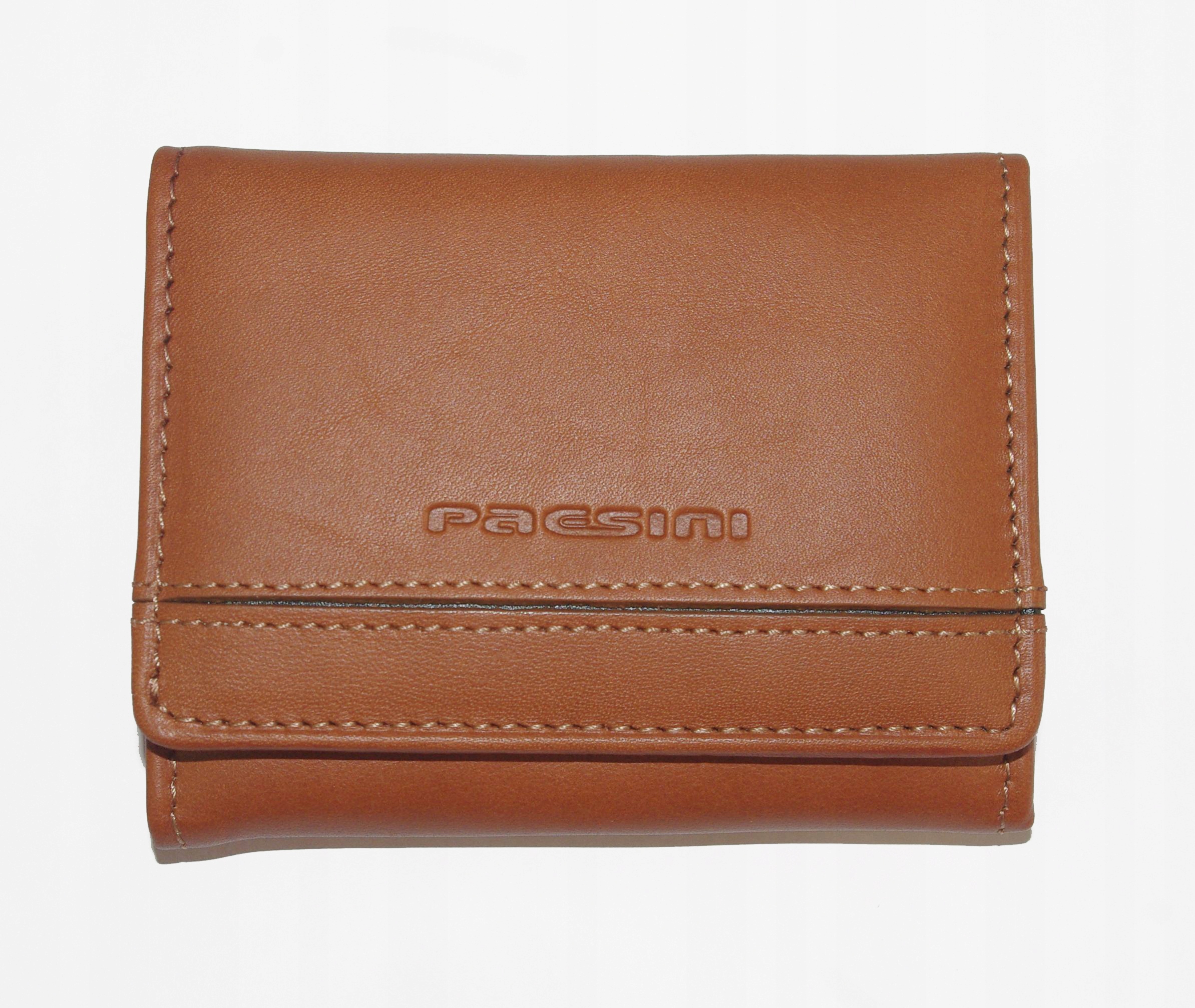 Malá kožená peněženka Peasini, červená bižuterie