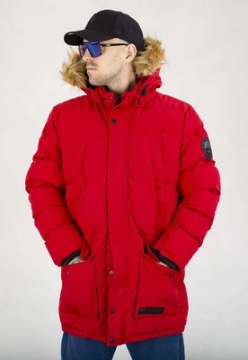 Pit Bull Zimní bunda Forest červená