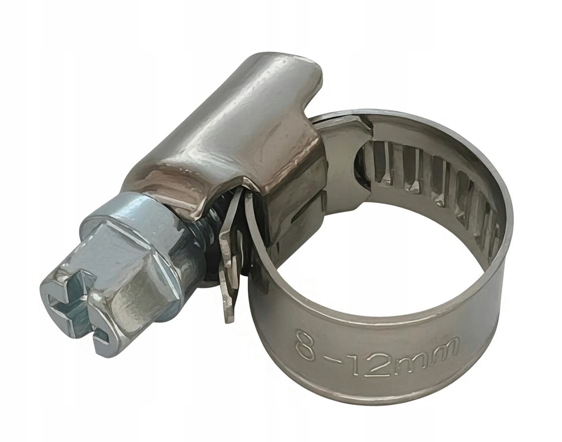 Opaska Zaciskowa 8-12mm 9mm Ślimakowa Obejma Nierdzewna Stal Ocynkowana